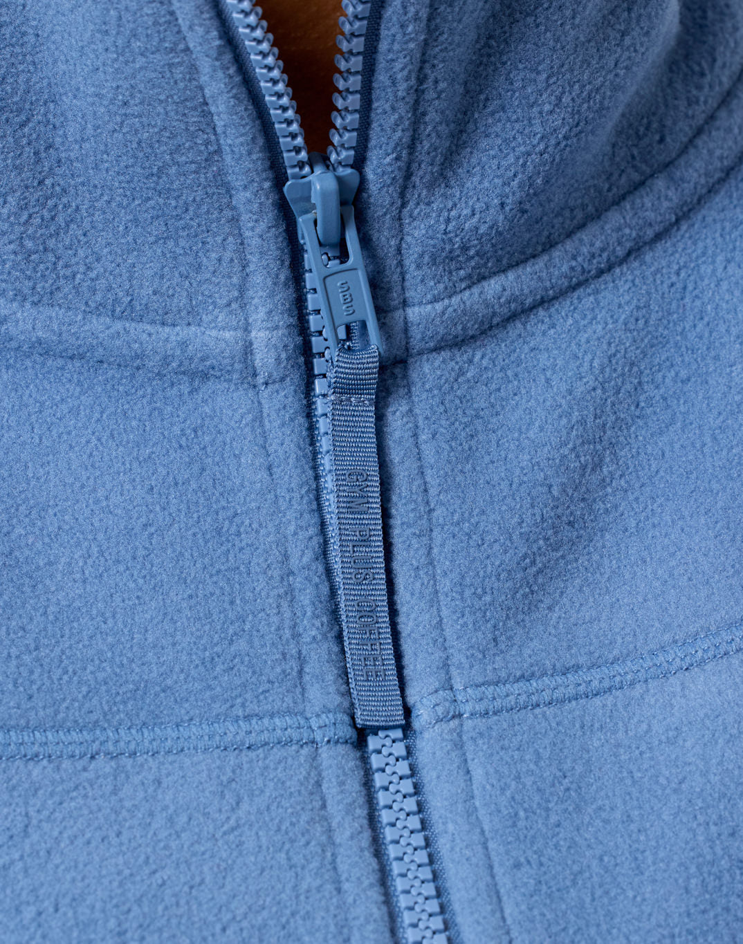 Full Zip Polar Fleece in Oasis Blue
