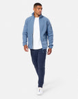 Full Zip Polar Fleece in Oasis Blue