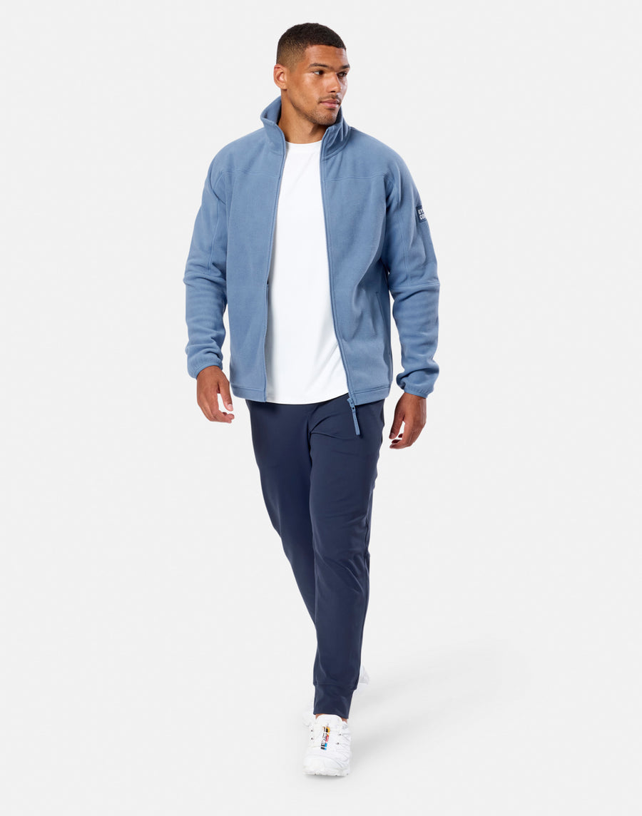 Full Zip Polar Fleece in Oasis Blue