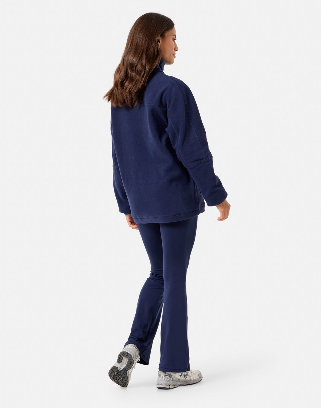 Half Zip Polar Fleece in Twilight Navy