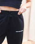 Print Jogger in Black