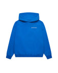 Print Hoodie in Azure Blue