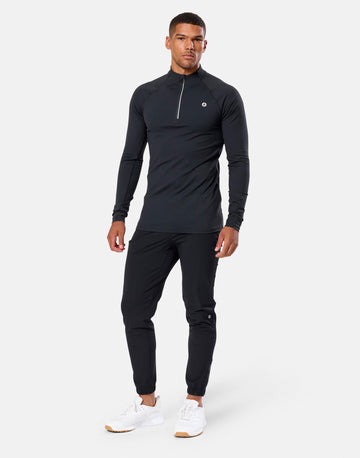 Relentless 1/4 Zip in Black