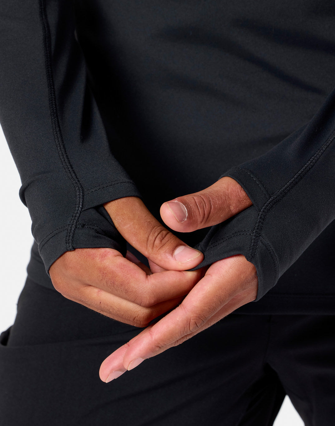 Relentless 1/4 Zip in Black