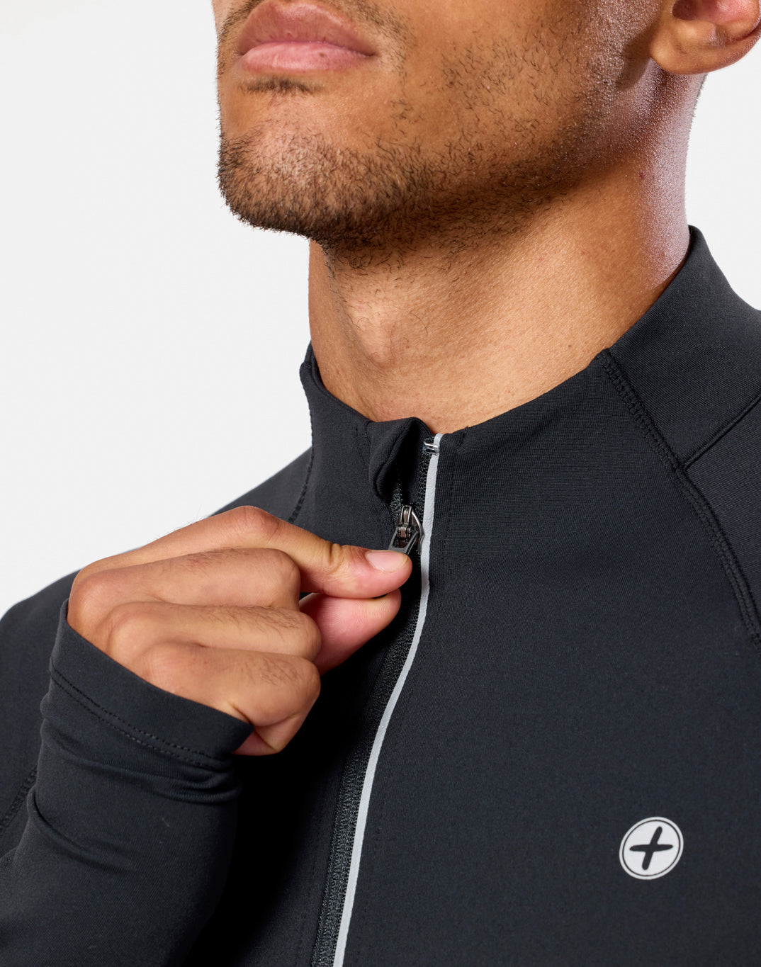 Relentless 1/4 Zip in Black