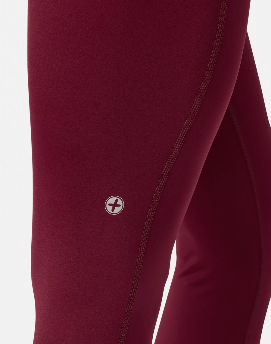 Relentless 7/8 Legging in Cherry Crush