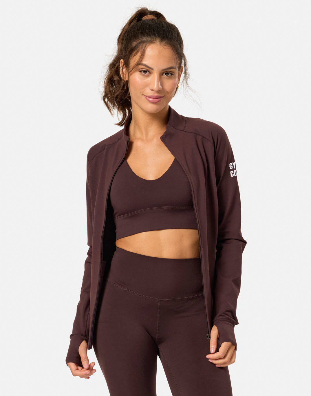 Relentless Full Zip in Mocha Bean