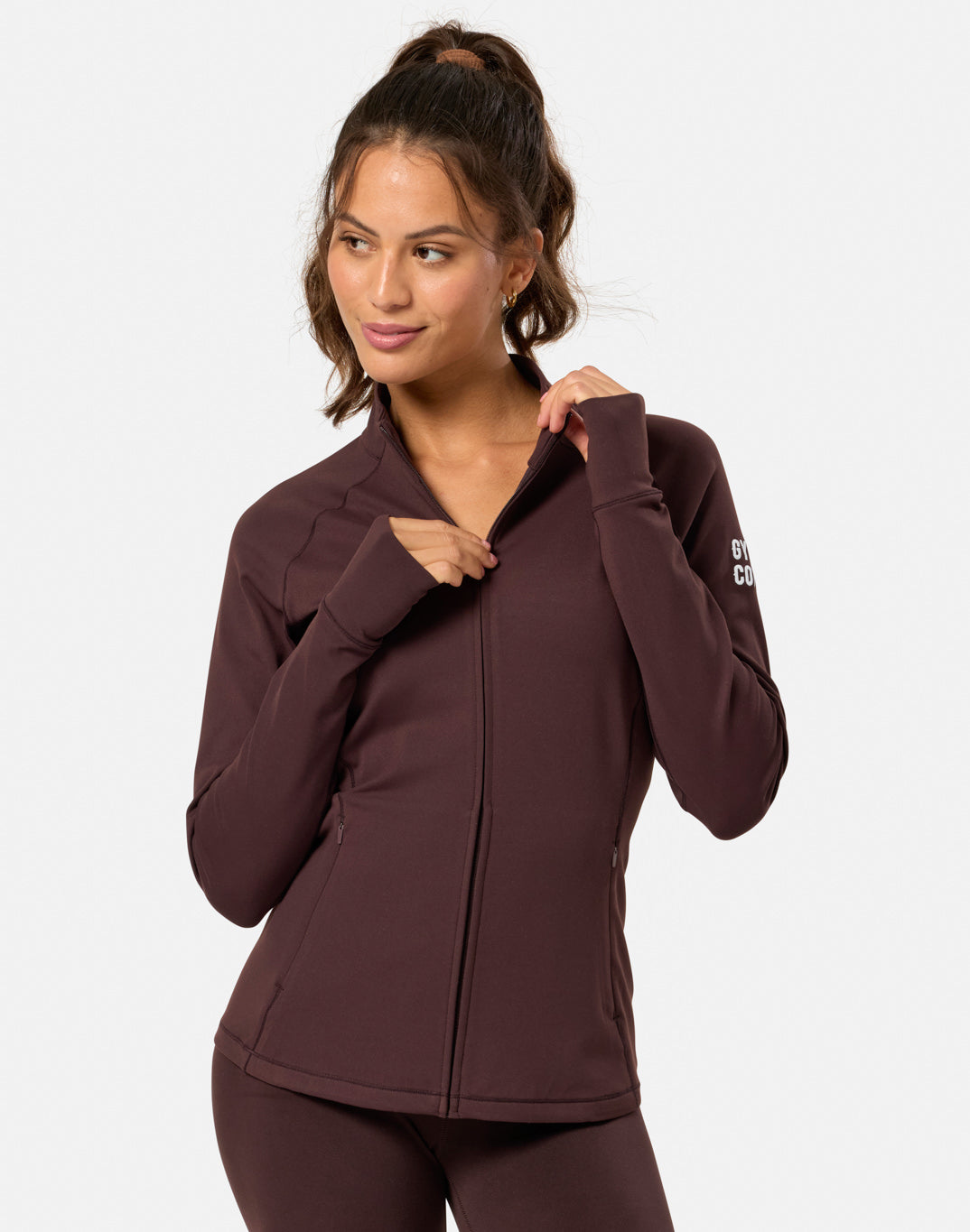 Relentless Full Zip in Mocha Bean
