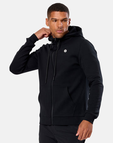 Relentless Full Zip Hoodie in Black