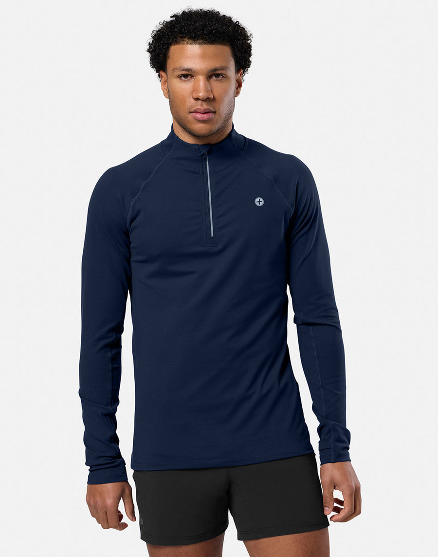 Relentless 1/4 Zip in Twilight Navy