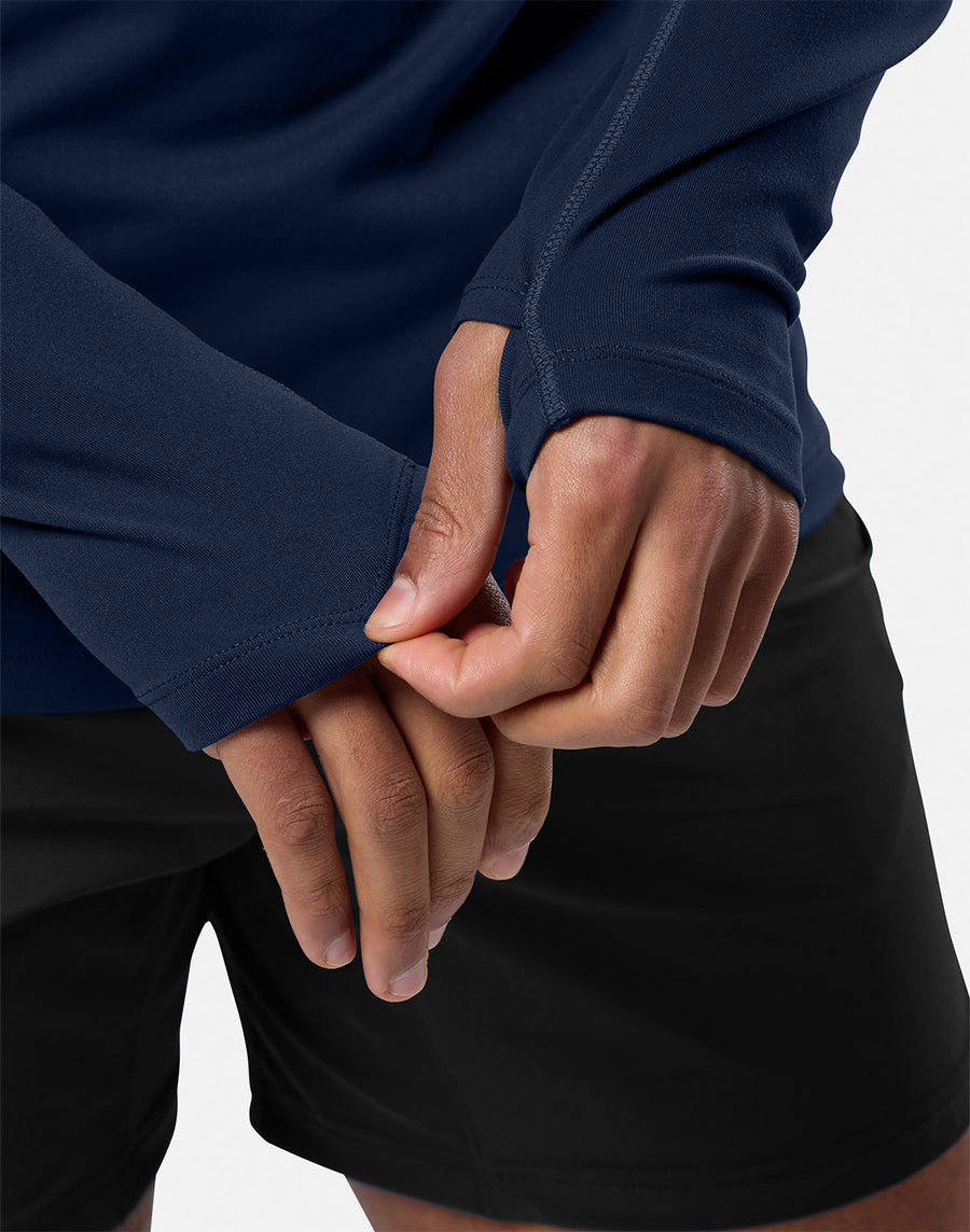 Relentless 1/4 Zip in Twilight Navy