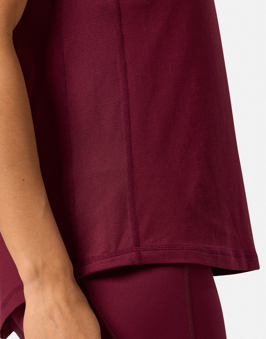 Relentless Tee in Cherry Crush