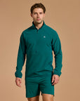 Relentless Train Midlayer in Goodnight Green