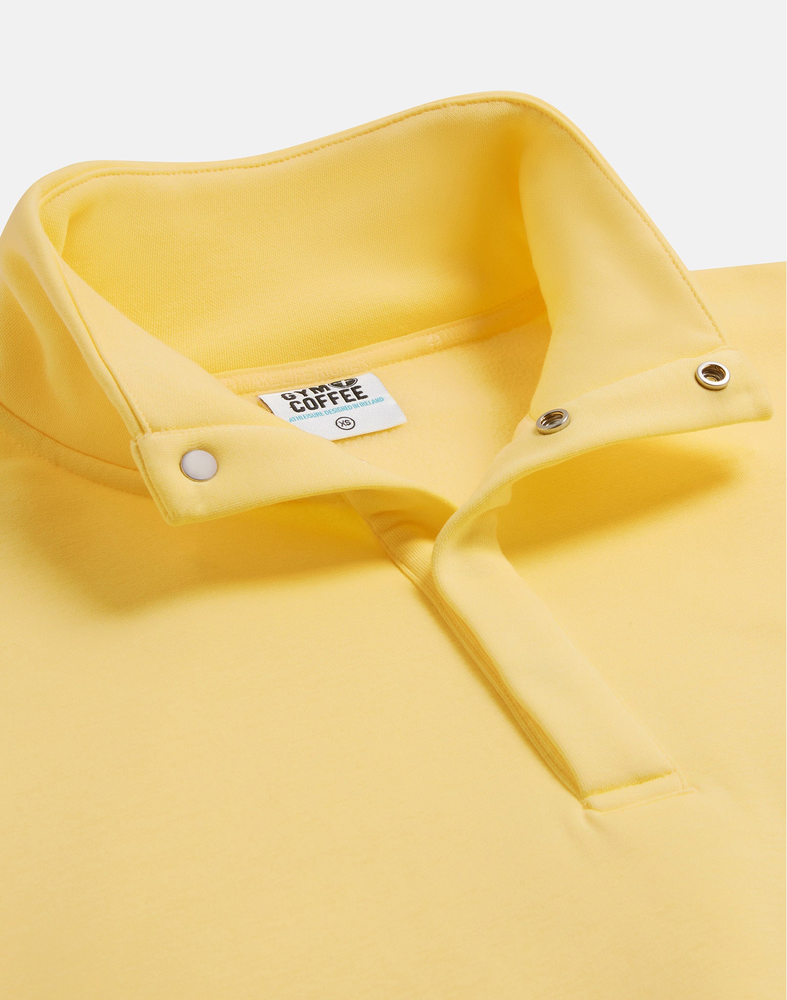 Daily Snap Collar Sweatshirt in Lemon Sorbet