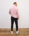 Snap Collar Sierra Sweatshirt in Dusky Pink