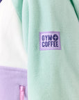 Snap Polar Fleece in Lilac Mint