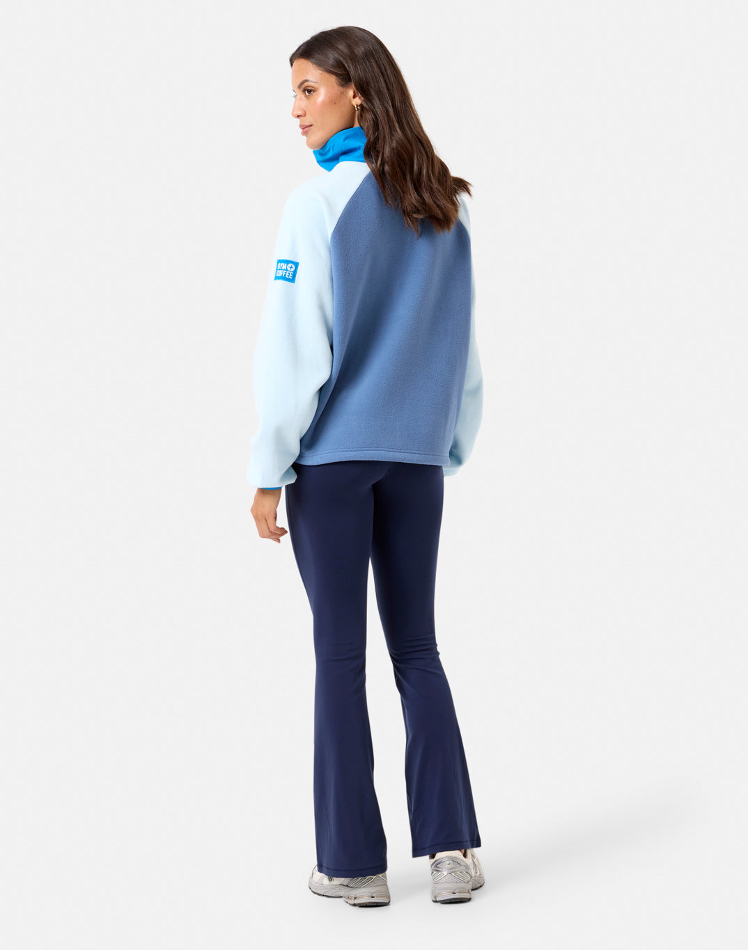 Snap Polar Fleece in Oasis Blue