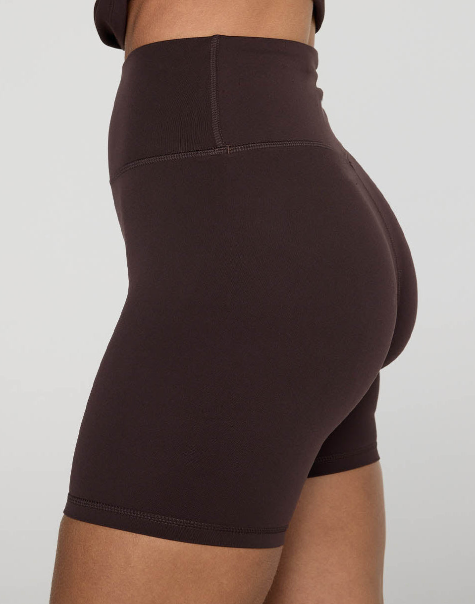 Soft-Motion 5" Bike Short in Mocha Bean