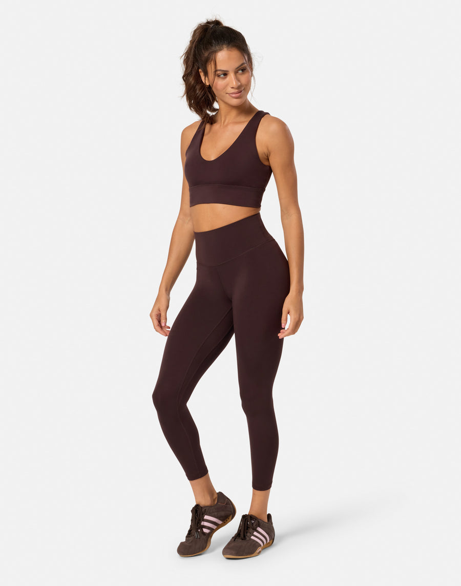 Soft-Motion 7/8 Legging in Mocha Bean