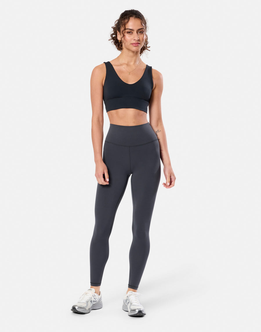 Soft-Motion Full Length Legging in Midnight Grey