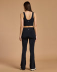 Soft Motion Flare Legging in Black