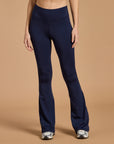 Soft-Motion Flare Legging in Twilight Navy
