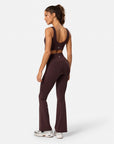 Soft-Motion Flare Legging in Mocha Bean