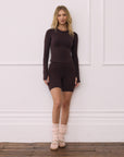 Soft-Motion Long Sleeve in Mocha Bean