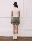 Soft-Motion Tee in Warm White