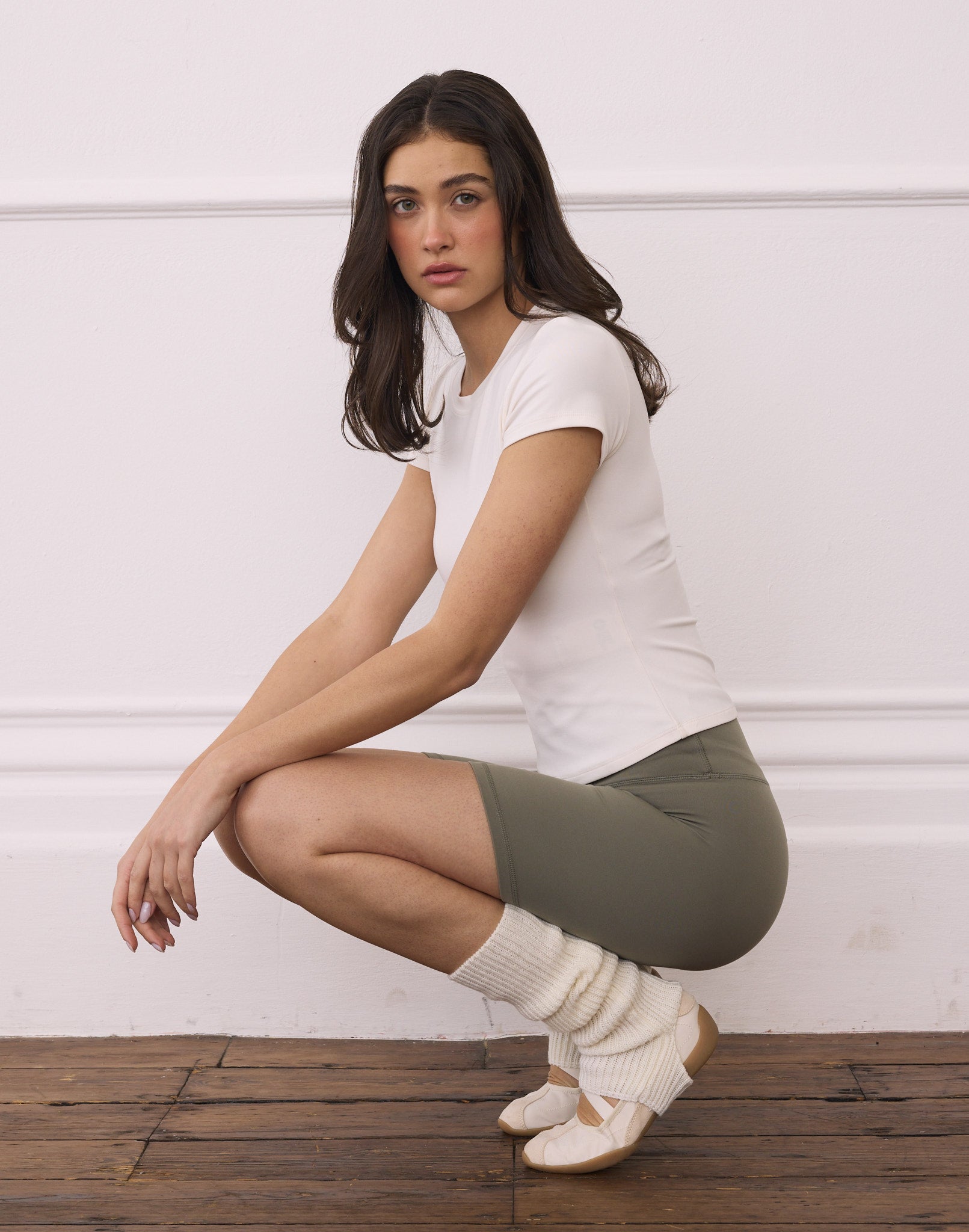 Soft-Motion Tee in Warm White