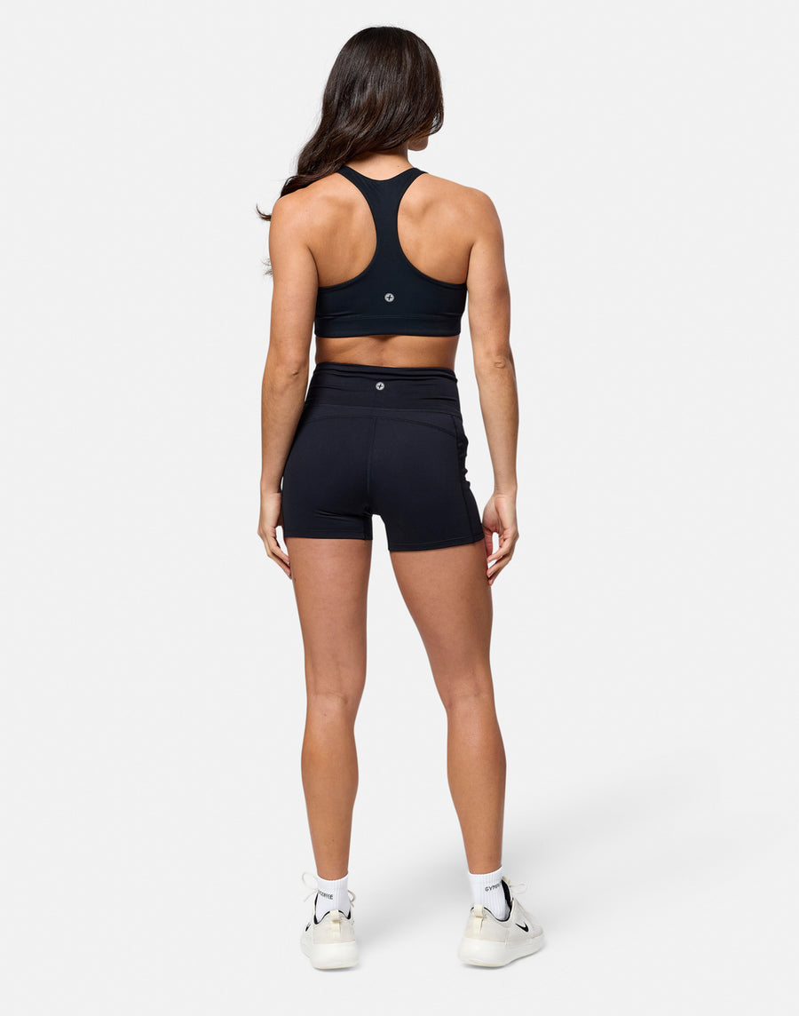 All-In 3.5" Mesh Shorts in Black