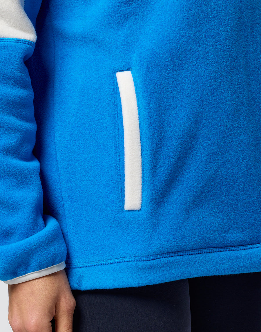 Half Zip Polar Fleece in Sky Blue