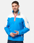 Half Zip Polar Fleece in Sky Blue