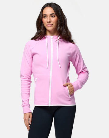 Chill Zip Hoodie in Cotton Candy