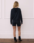 Relaxed Hoodie in Black