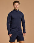 Midlayer in Twilight Navy Marl