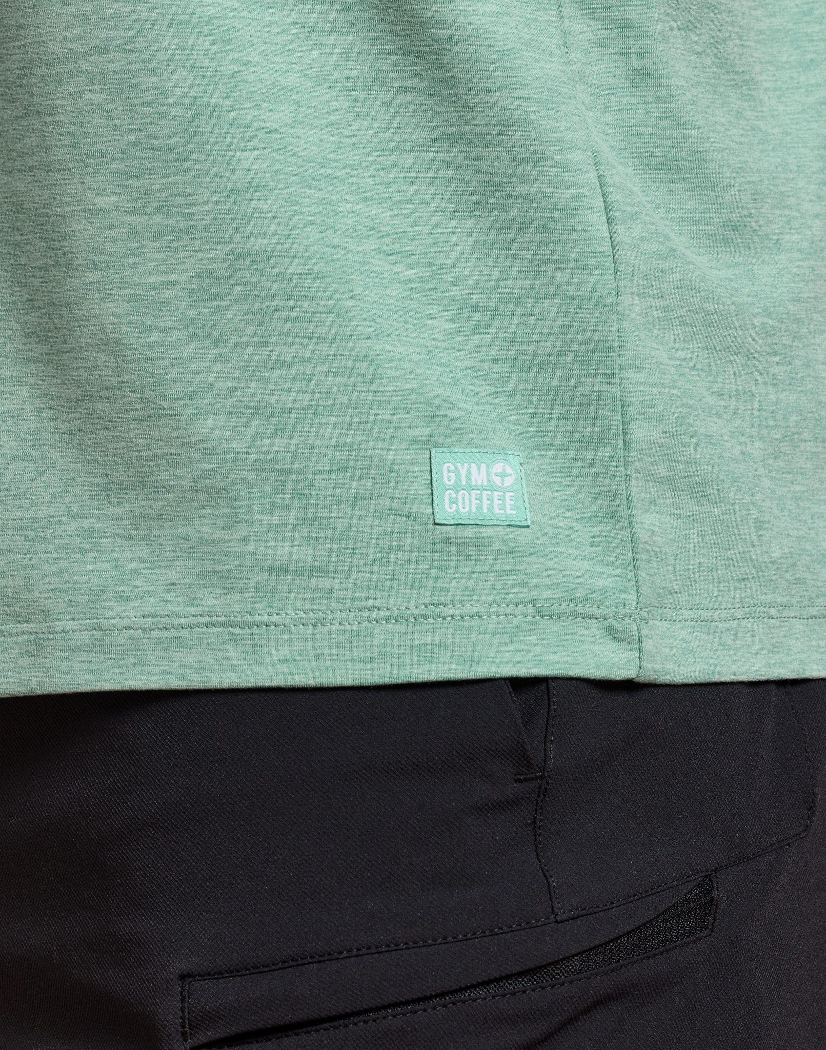 Daily Tee in Fresh Green Marl
