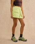 Utility Short in Lime Sorbet