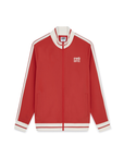 Varsity Jacket in Crimson Red