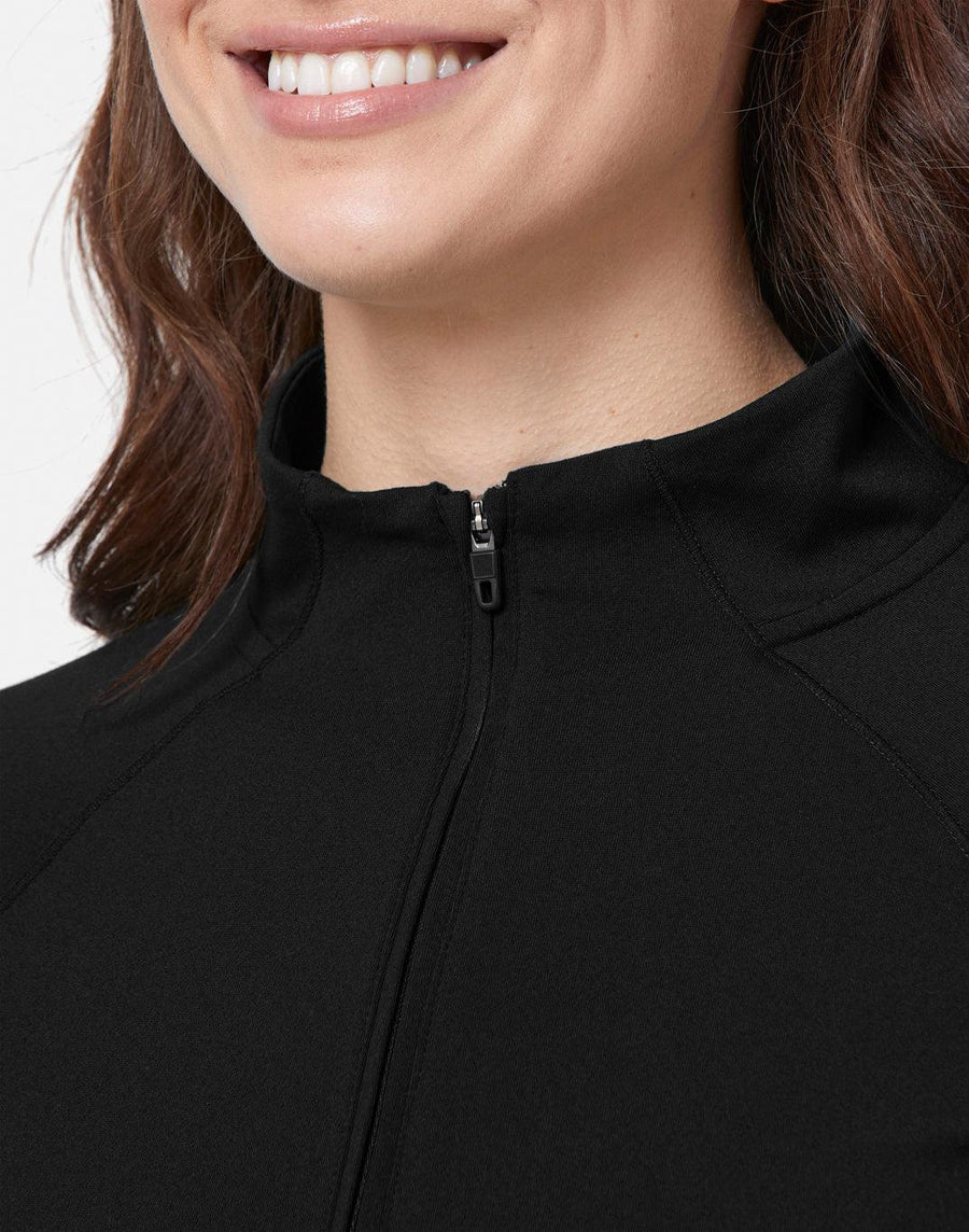 Relentless 1/4 Zip in Black