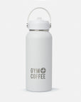 1L Hydrate Water Bottle in White