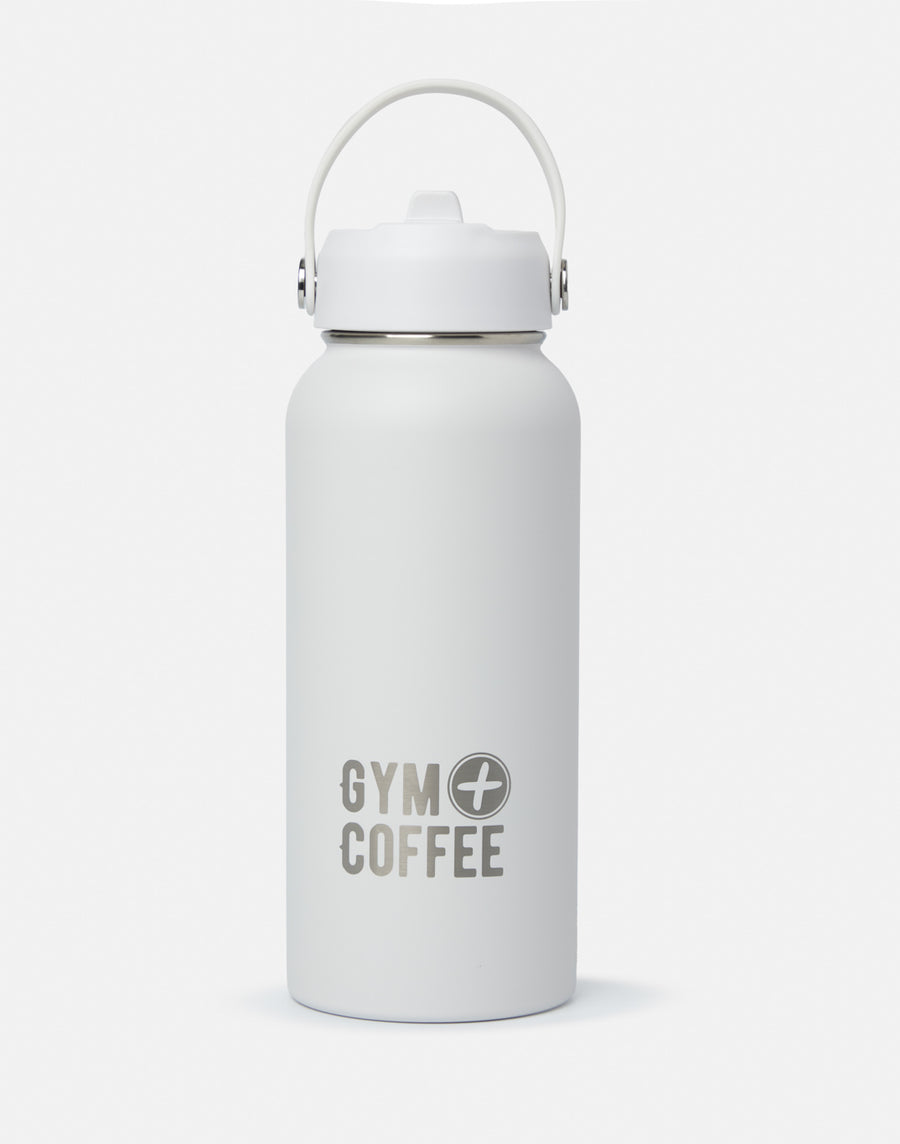 1L Hydrate Water Bottle in White