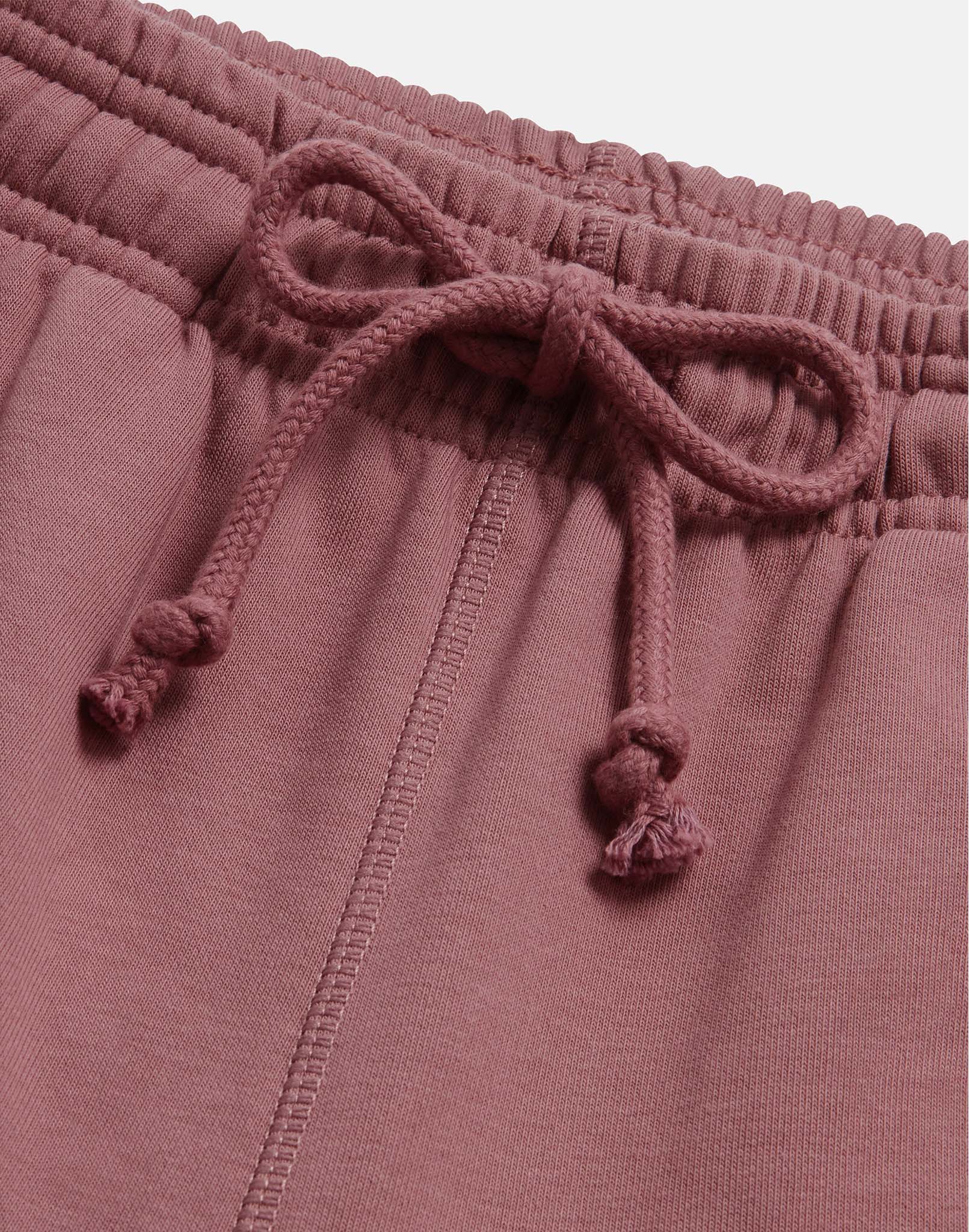 Wide Leg Jogger in Terra Rose