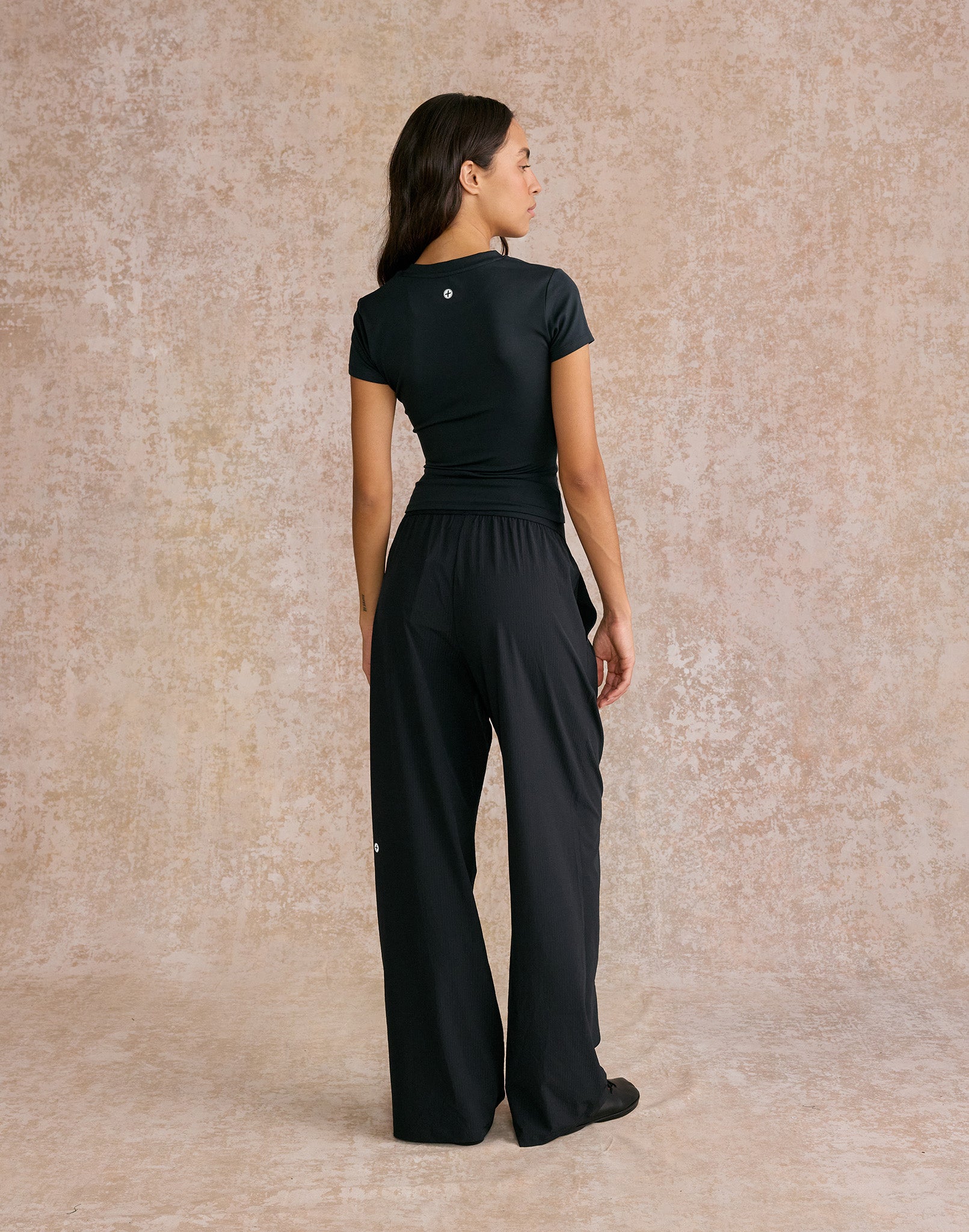 Wide Leg Pant in Black