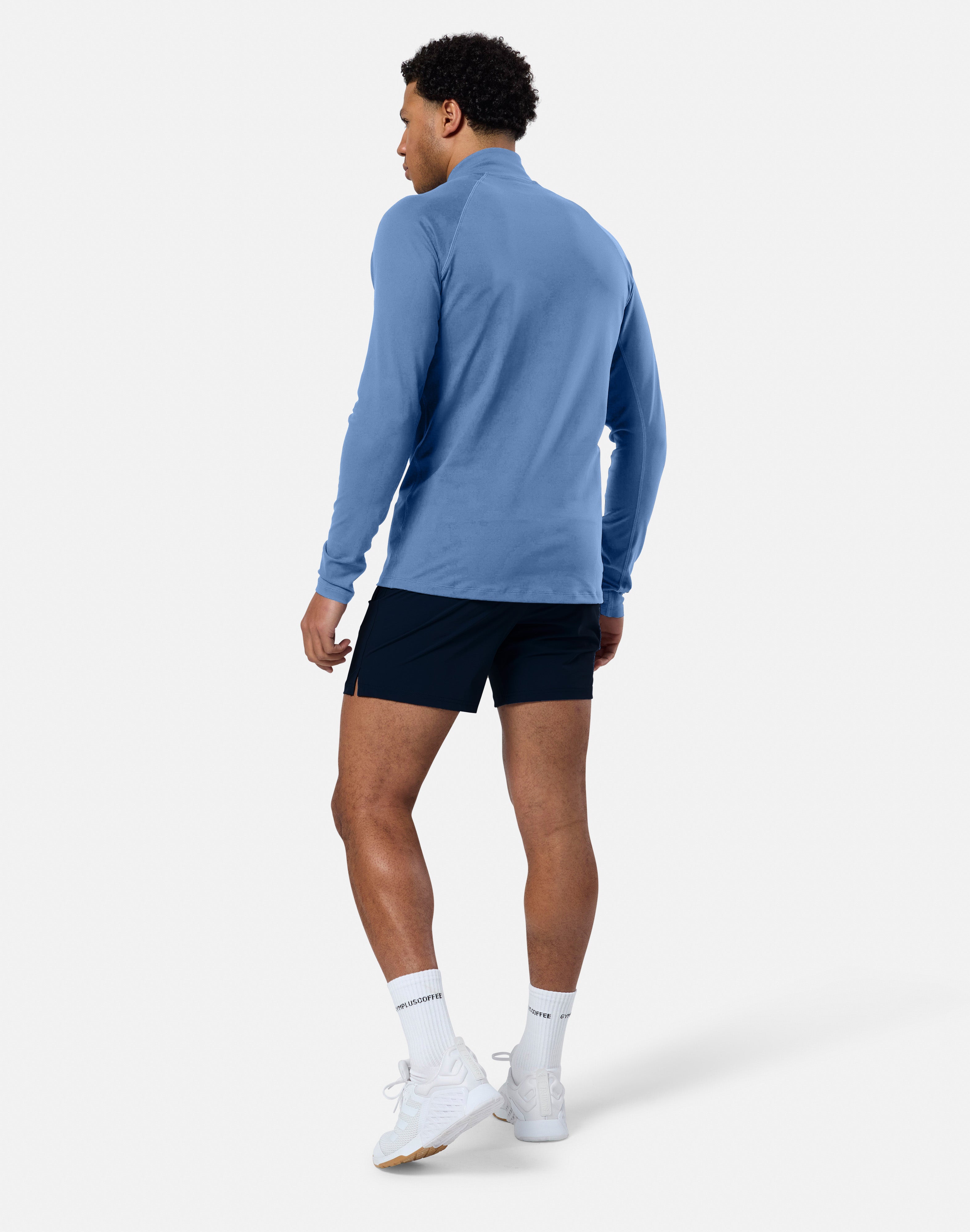 Relentless 1/4 Zip in Oasis Blue