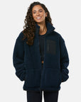 Industry Fleece Jacket in Navy