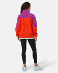 Half Zip Polar Fleece in Very Berry