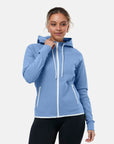 Chill Zip Hoodie in Oasis Blue
