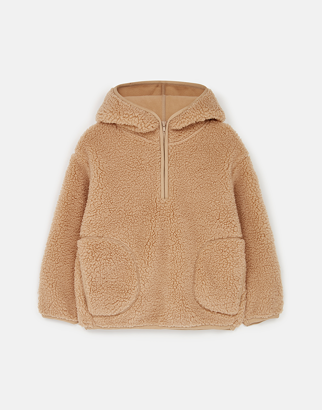 Kids Industry Fleece in Sandstone