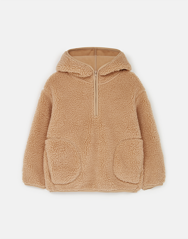 Kids Industry Fleece in Sandstone